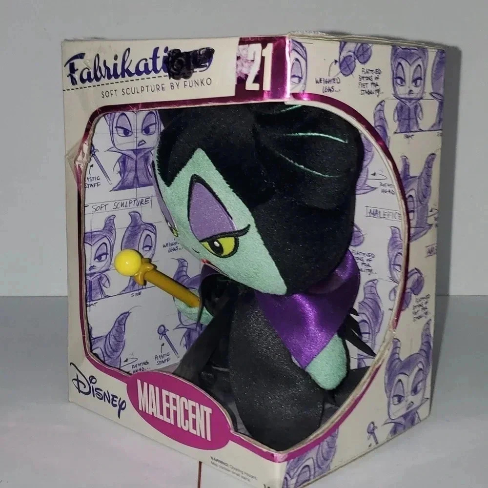 FUNKO Soft Sculpture FABRIKATIONS Disney MALEFICENT #21 Plush 6" Figure NWT - Picture 5 of 6